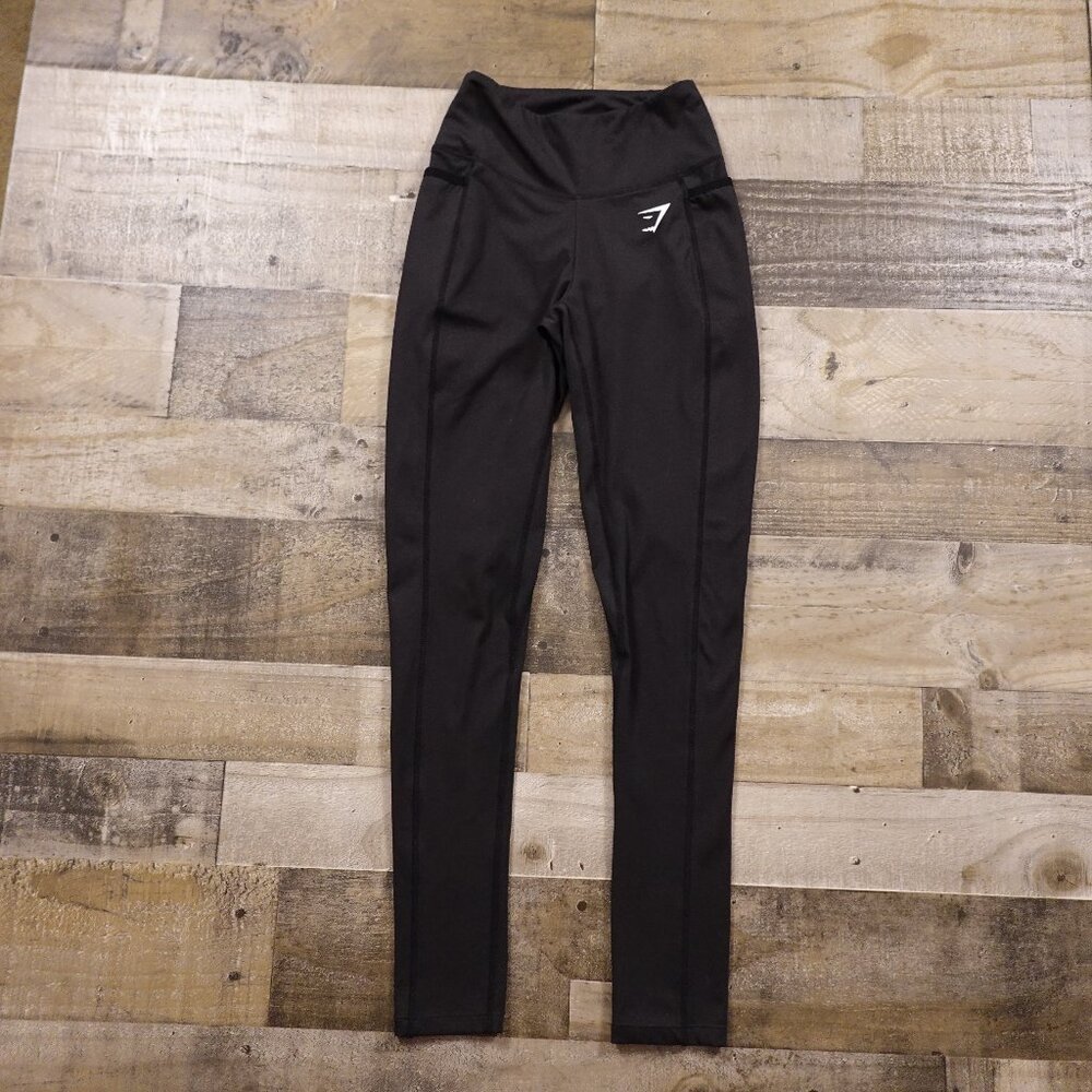 Gymshark Leggings Women's‎ Extra Small Black 27"